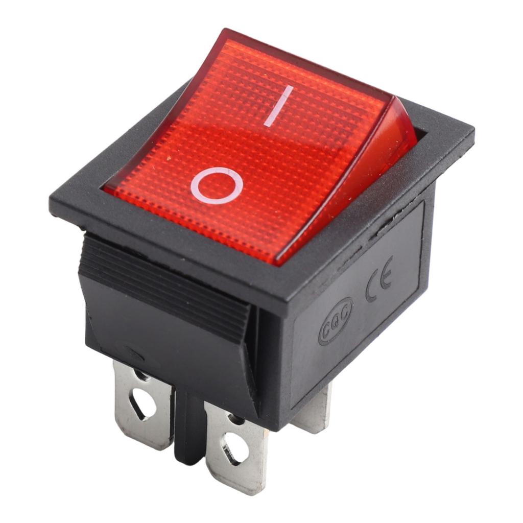 16A Power Switch 4-Pin Power Button Long-Lasting Performance Secure And Reliable Connections For Home Use Firm And Long-lasting