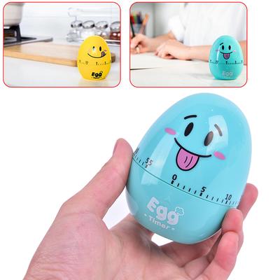 60Min Kitchen Timer Alarm Cooking Baking Reminder Mechanical Cute Eggs Shape