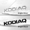 FSNK8 3D Car Decor Fender Emblem Trunk Decal Sticker For Skoda 4x4 Kodiaq Superb Octavia Karoq Kamiq Yeti Karoq Fabia Accessories