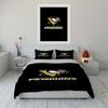 Pittsburgh Penguins Hockey Logo Design Print Bedding Set Duvet Cover Pillowcases (1* Duvet Cover 2* Pillowcases Do Not Include Comforter)