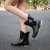 Simple Fashion Short Women's Rain Boots Non-slip Rain Shoes Waterproof Boots Women's Water Shoes Rubber Shoes On Rainy Days