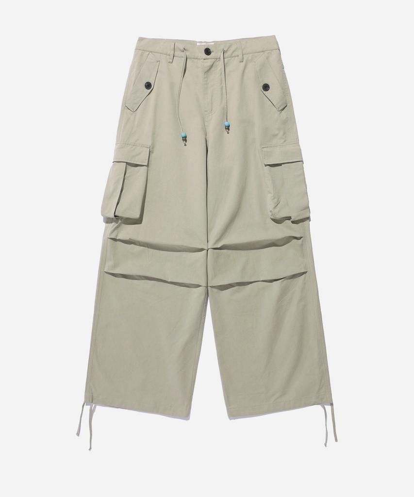 PHYSICAL DEPARTMENT Cotton Twill Cargo Pants_Green Beige