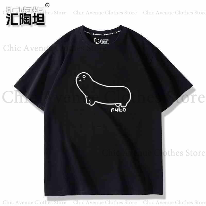 Anime Girls Last Tour Series Print Tshirt Cotton Summer Tops Casual Daily Clothes Short Sleeve Top Unisex Women Tshirt Kawaii Tee