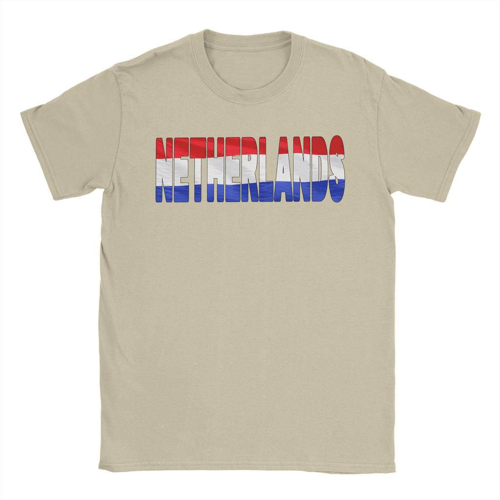 Netherlands Map TShirt Summer Cotton TShirts For Unisex Casual Tshirt Short Sleeves Awesome Clothes
