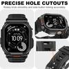 Modifikationskit für Apple Watch Ultra 3 2 49mm Armband Sport Silikon Armband Riemen Mit Metall Schutzstoßstange iWatch 49MM Gehäuse+Armband