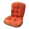 Cuscino Sedile Extra Spesso Cuscino per Sedia con Supporto Lombare, Morbido Supporto per Schiena con Laccetti, Antiscivolo per Ufficio, Sedie da Pranzo e da Gioco