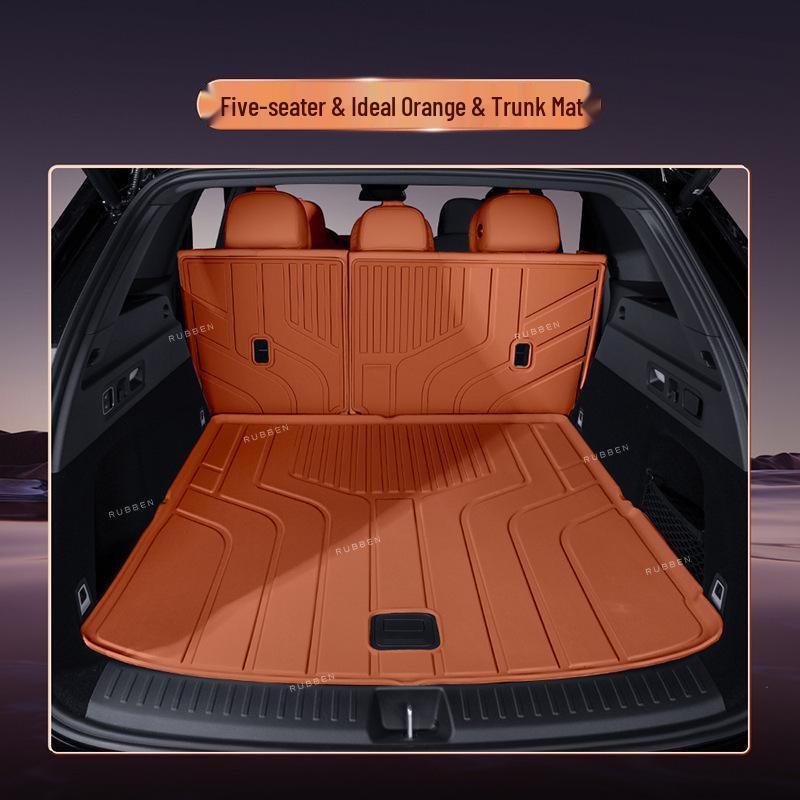 Custom Fit L6 L7 Double Layer TPE Trunk & Floor Mats - Original Car Color