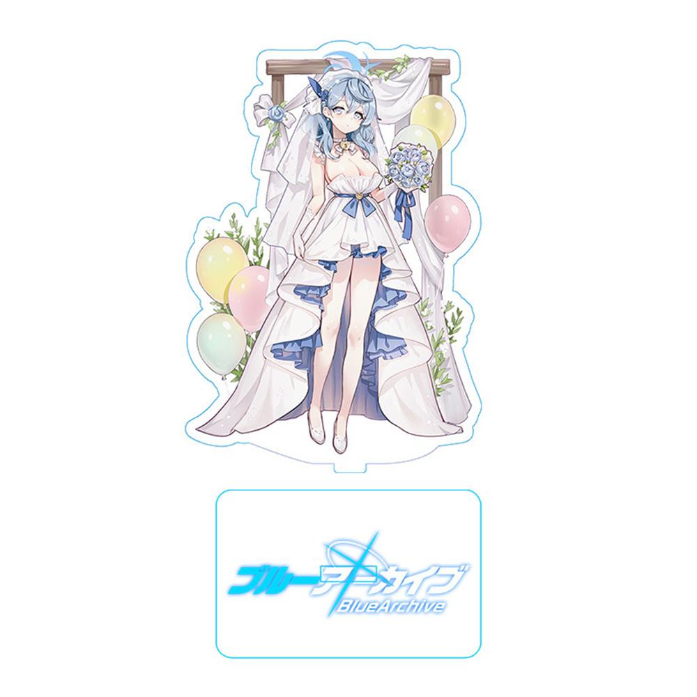 Hot Anime Blue Archive Takanashi Hoshino Cosplay Game Acrylic Action Figure Stand Model Toy Decor Prop Fans Collection Gift