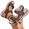 Large Size Sports Sandals for Women's Summer New Fashion Flat Velcro Sandals for Women