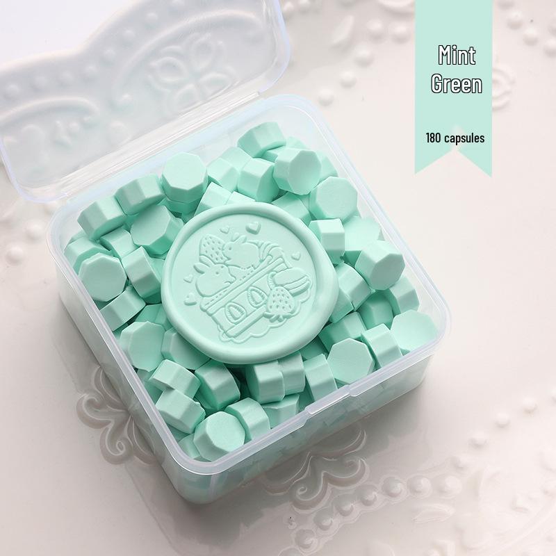 Matte Octagonal Sealing Wax Beads - Ice Cream Color Series for Wedding Invitations
