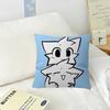 Boykisser Silly Cat Cute   Pillowcase toon Gift Cushion Cover Bedroom Home Sofa Chair Seat Decor pillow case