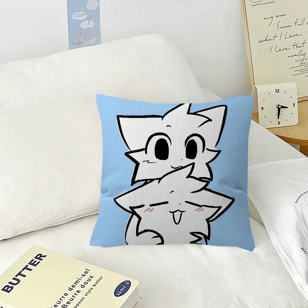 Boykisser Silly Cat Cute Pillowcase toon Gift Cushion Cover Bedroom Home Sofa Chair Seat Decor pillow case