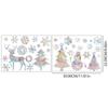 2Pcs/set Snowman Snowflake Window Decal Snowflake Xmas Elk Glass Sticker  Party