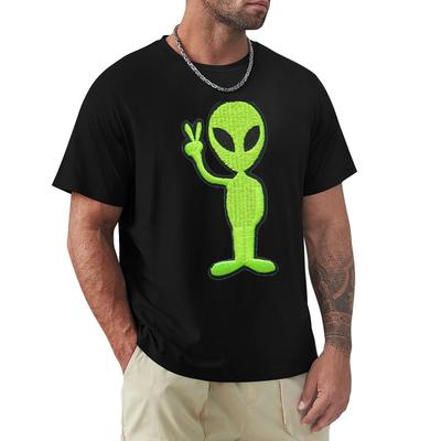 Alien Meme Alien Anime Alien Unisexga Alien Cartoon Tshirt Plus Size Short Sleeve Tshirt