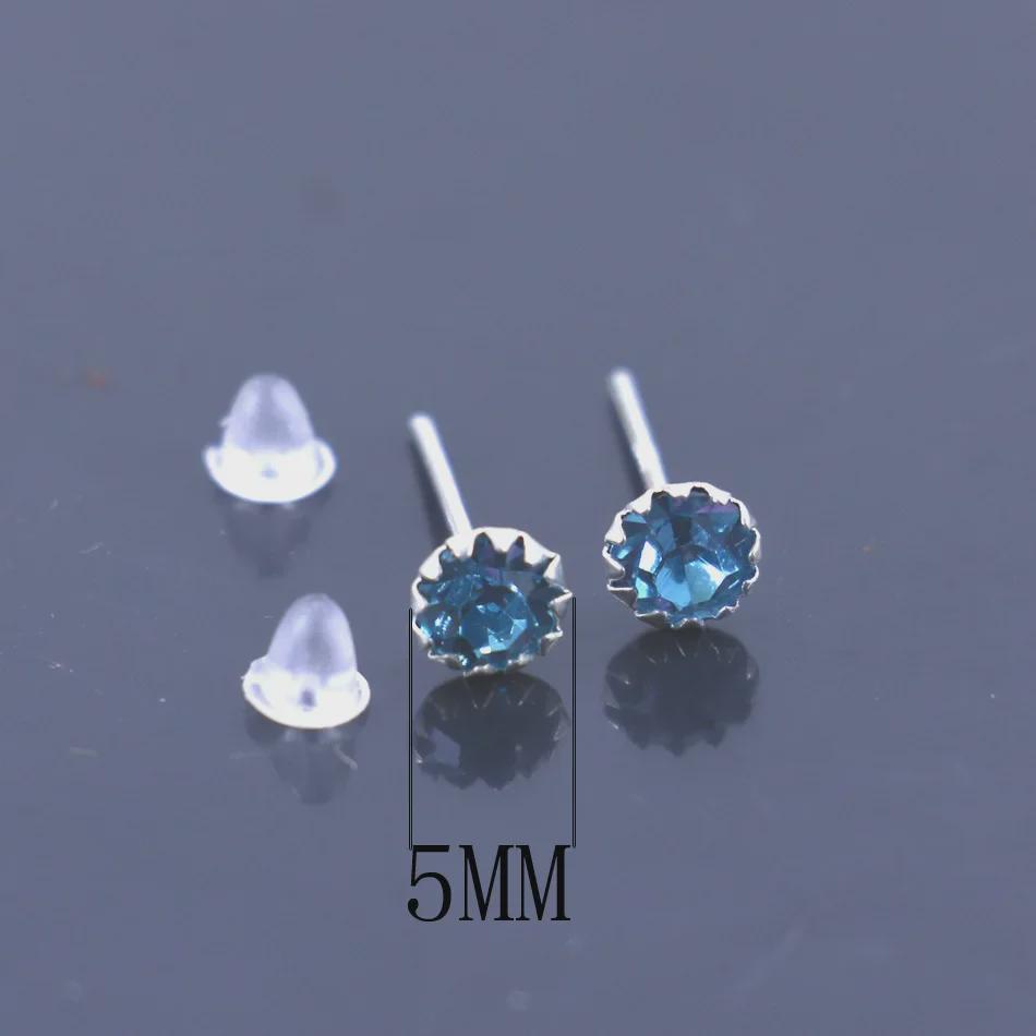 Boxed Set: 20 Pairs of 925 Silver-Plated Korean Earrings with Diamond Clips & Various Specifications