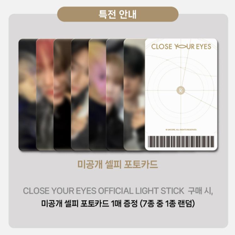 CLOSE YOUR EYES (CYE) - Official Light Stick