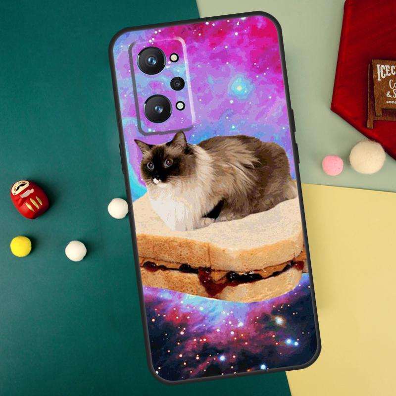 Cat in Space For Realme 15 Pro GT7 C55 C71 C53 C67 C75 C61 C33 C63 C51 C65 10 11 12 13 14 Pro Plus Case