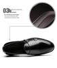 Men's Business Casual Double Buckle Pointed Toe Leather Monk Shoes - Shiny English Style Formal Footwear.