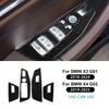 Carbon Fiber Window Switch Frame Cover for BMW X3 G01 2018-2024 X4 G02 2019-2025