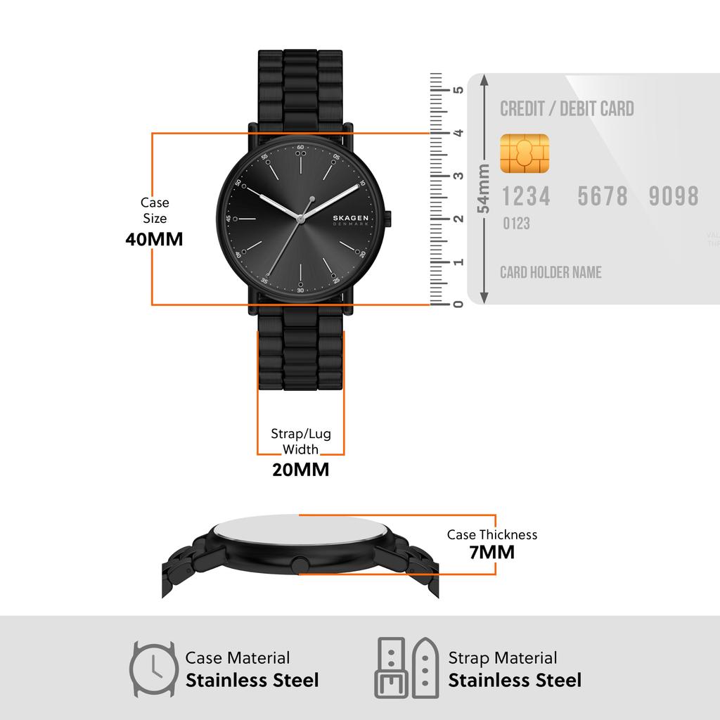Skagen Analog Stainless Steel Watch SKW6952 Men's