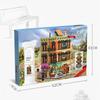 MOC Modern Grocery Store Flower House Building Blocks Set European Shop Villa Architecture Toys Children Birthday Holiday Gifts