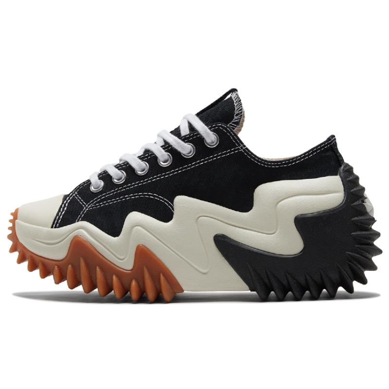

Converse Run Star Motion Trendy Thick Sole Black White Unisex 39