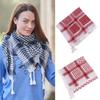 Fashion Adult Keffiyeh Headscarf with Jacquard Pattern Arab Style Headscarf