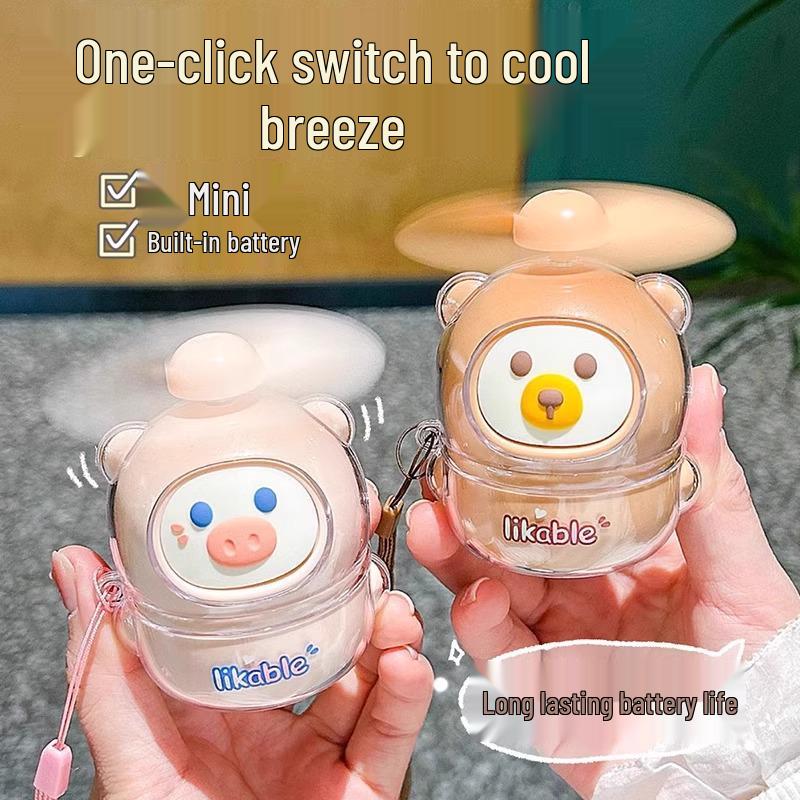 Portable USB Rechargeable Mini Handheld Fan for Kids & Students