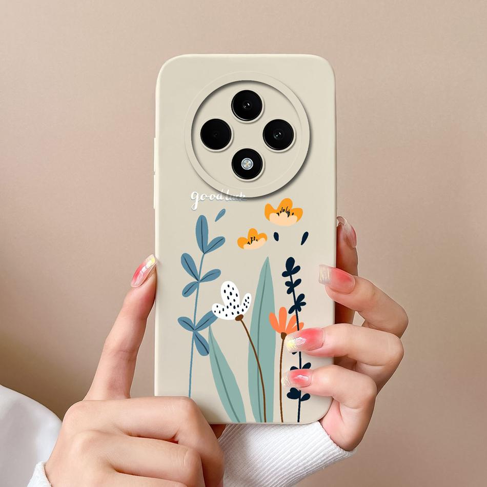 

For Oppo Reno 12F Phone Case Simple Design Upgrade Liquid Silicone Full Coverage Bumper For Oppo Reno12F 12 F Back Cover Coque Oppo Reno12F (4G 5G)