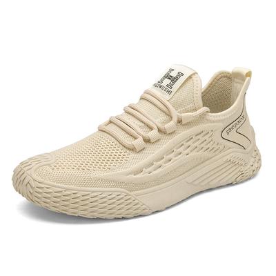 Men's Shoes New Summer Breathable Thin Casual Deodorant Sports Running Soft Sole Fly-woven Mesh Lightweight Trendy Shoes