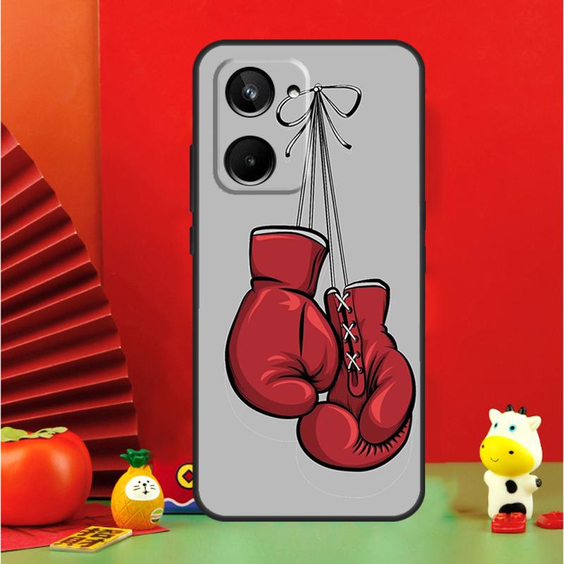 Boxing Gloves For Realme C35 C53 C55 C67 GT Neo 6 GT5 9 10 11 12 Pro Plus C25S C21Y C30 C31 C33 C51 Case
