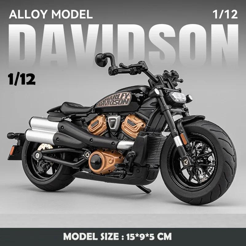1/12 Harley Davidson Sportster S Motorrad Legierungsmodell Diecast Rennmotorrad Spielzeug Kindergeschenk Sammlung Miniatur Auto