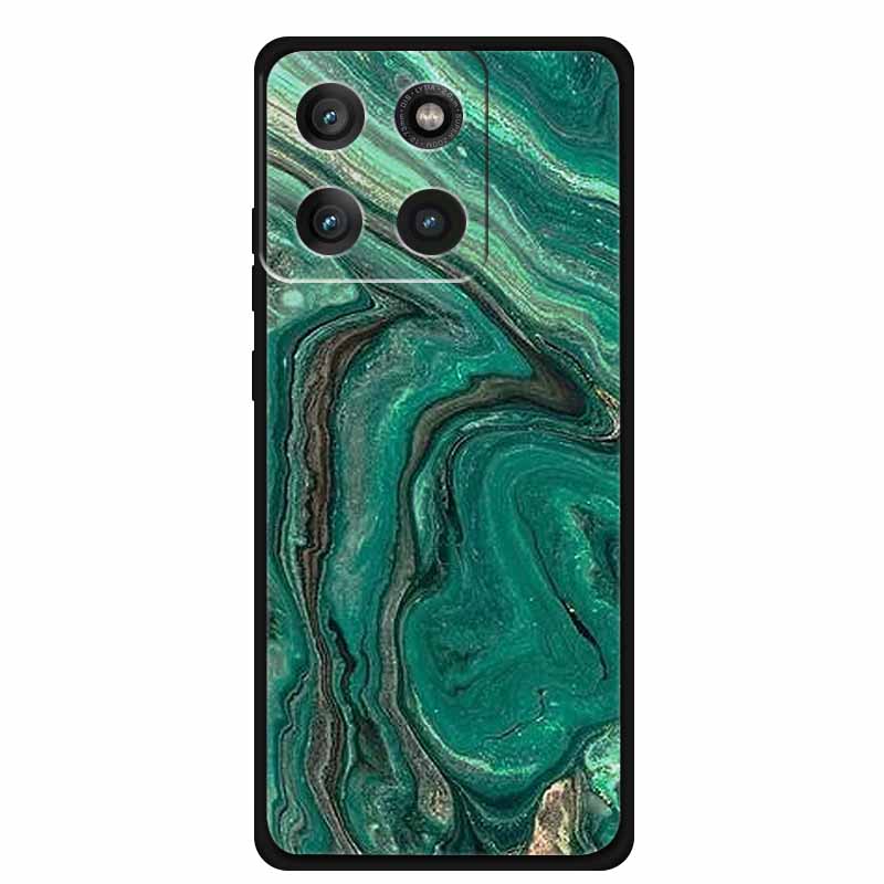 For Moto Edge 60 Pro Case XT2507-1 Coque Multi Colored Marble Pattern Soft Silicon Back Cover for Motorola Edge 60 Pro 5G Bumper