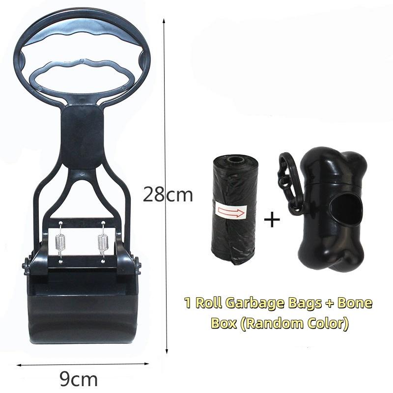 Hot Sale Portable Dog Pooper Scooper No Touch No Bend Long Handle Durable Easy Clean Pet Waste Picker for Outdoor Walking Yard