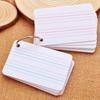 DIY Portable Flashcards: Blank Cards with Ring for Handwritten Memorization