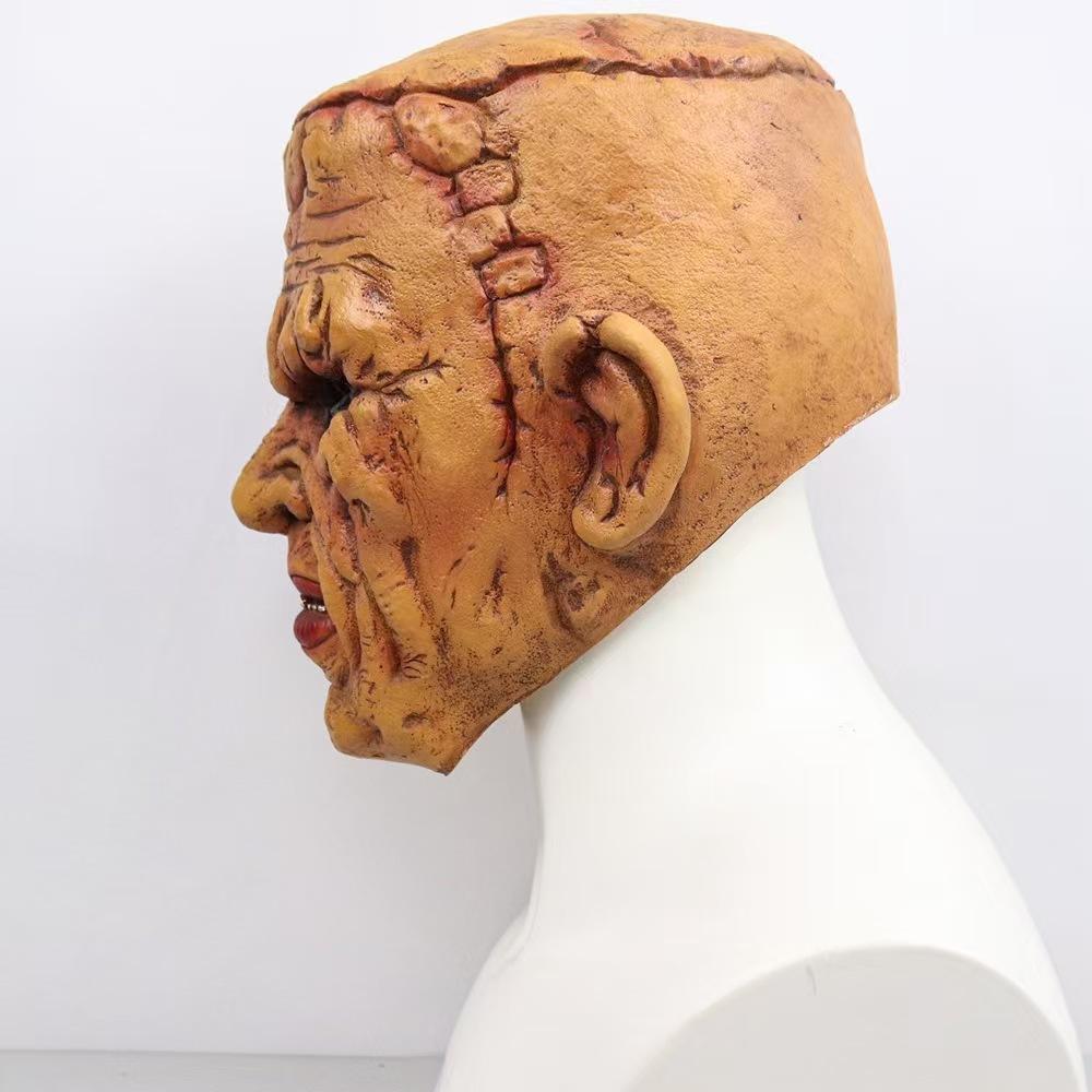 Halloween Horror Frankenstein Kopfmaske Latex Außerirdischer Alien Film Wissenschaft Ältere Maske