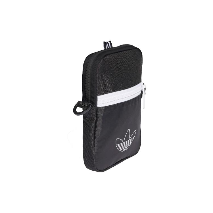 New Adidas Originals Polyester Festival Crossbody Bag Regular Unisex Black FM1352