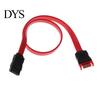 Red SATA 7 Pin Male to Female Extension Cable Cord for HDD Hard Drive