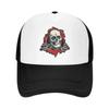 Skull Mesh Trucker Hats for Men Women Adjustable Casual Fashion Baseball Caps for Outdoor Activities