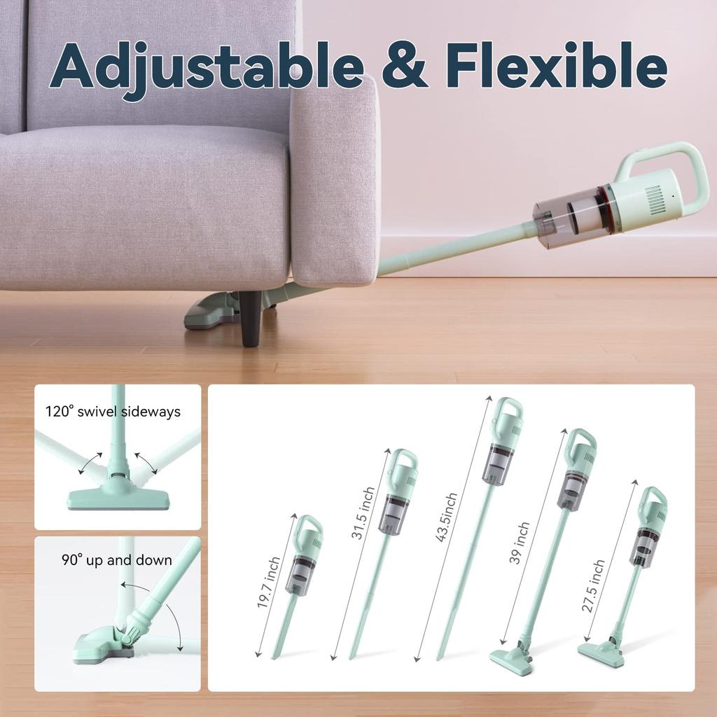 Tragbarer kabelloser Handstaubsauger, 8000 Pa, große Saugleistung