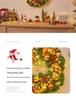 Christmas Door Wreath & Holiday Ornament for Festive Decor