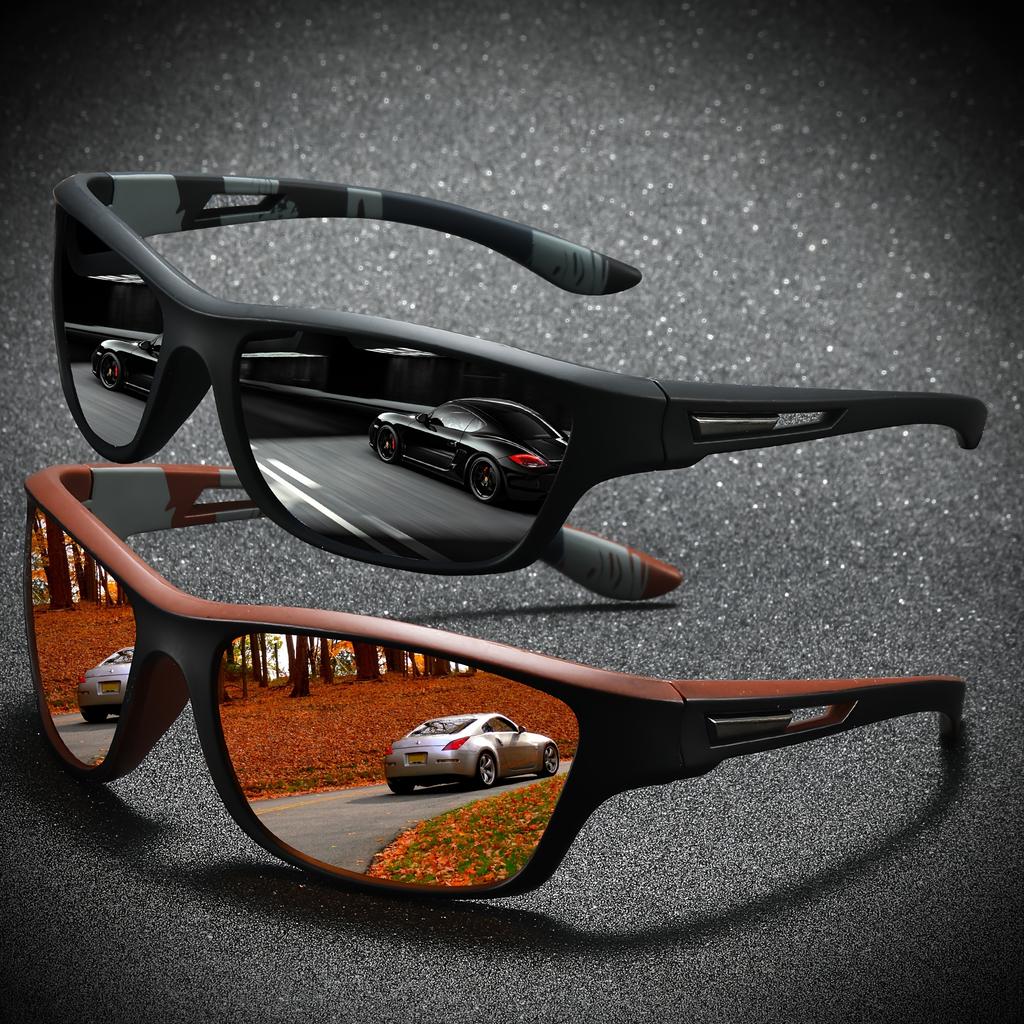 2/3PCS Brand New Men Sunglasses Polarized Sun Glasses Women UV400 Outdoor Baseball Softball Sport Eyewear Fishing Goggles