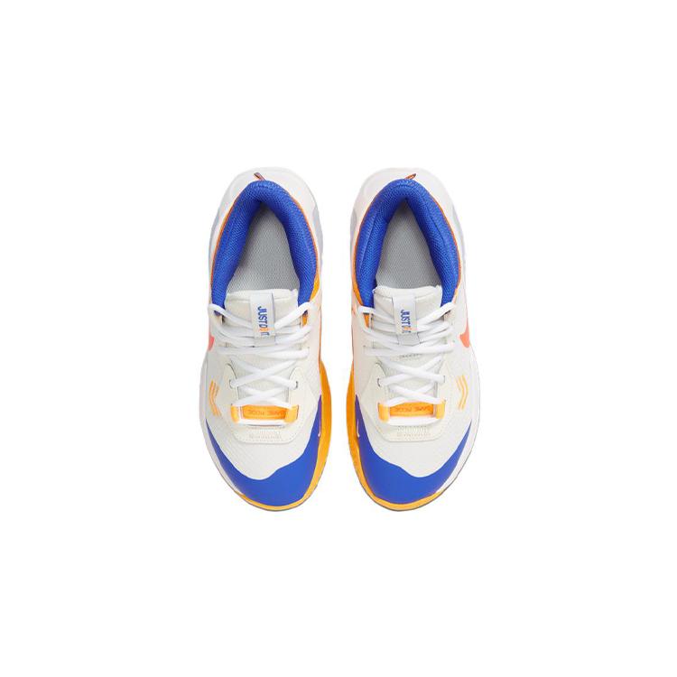 New Nike Air Zoom Crossover Low Top Basketball Shoes White Orange Blue, Single Layer Teenagers FD4638-181