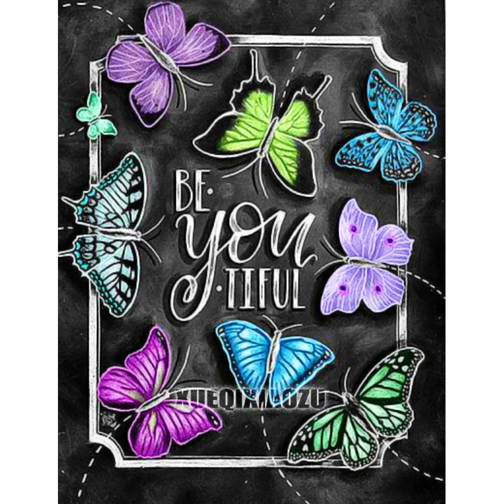 

Набор для 5D алмазной живописи «Цветы и слова», вышивка крестом, алмазная вышивка, мозаика из страз, искусство, домашний декор, живопись Round 20x30cm