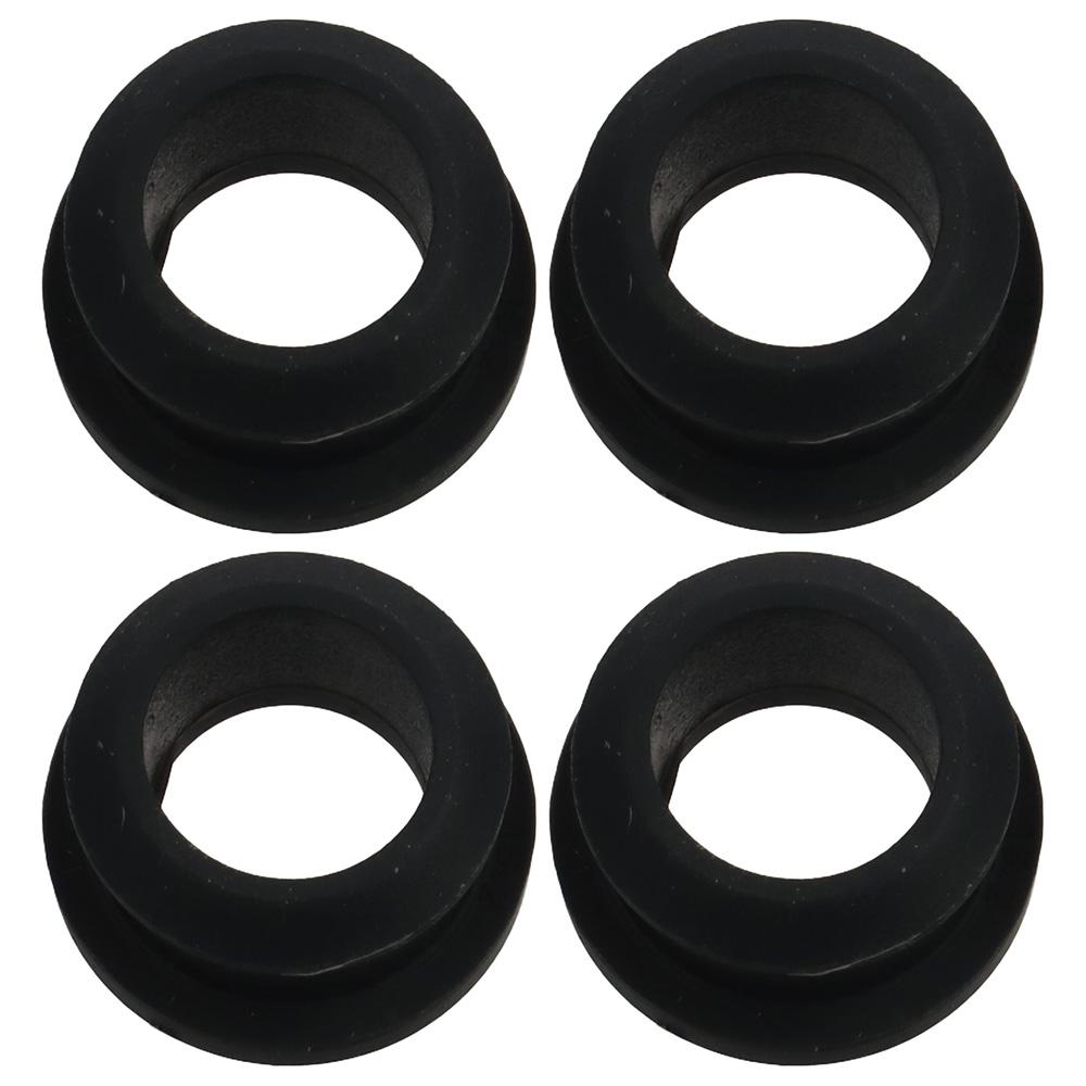 4 Piezas Tapón Redondo de Goma Pasacables para Agujeros Kit de Arandela para Cable Eléctrico Caja Eléctrica Tubo para Cable
