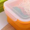 Silicone Folding Bento Box Collapsible Portable Lunch Box for Food Dinnerware Food Container Bowl Lunchbox Tableware