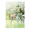 Spring Sunflower Windmill Farmhouse Rural Plant Flower Wall Art Canvas Painting, Yellow Poster Picture Perfect Living Room Decor