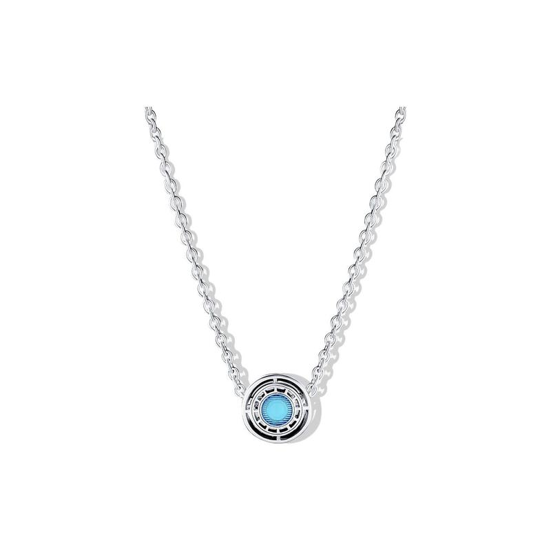Pandora Avengers Iron Man Heart Reactor Set 925 Silver Necklace Women s ZT2291 серебряный