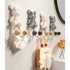 Suction Cup Hook Cute Minimalist Door Back Entry Wall-Mounted No-Drilling Kitchen Bathroom Clothes Hanging Hook Ins Style