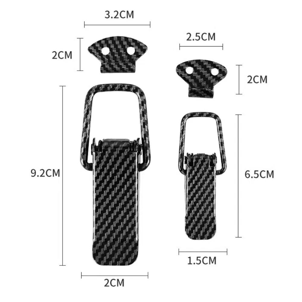 2 Pcs Latch Pins Car Bumper Pull Hooks Multi-color Universal Car Connecting Locks Metal Bumper Quick Release Hook Car